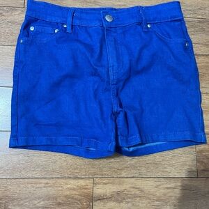 Tag Royal Blue Denim Shorts.